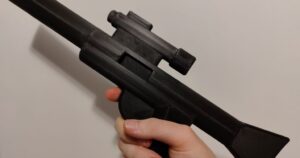 Scaled Up Lego Sniper Blaster Rifle by DavisPropsInc | Download free STL model
