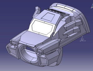 Scocca Cover Bebop Parrot INTERCEPTOR II @ Pinshape