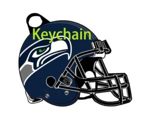 Seattle Seahawks Helmet Keychain @ Pinshape