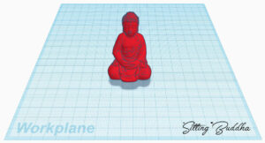 Sitting Budha @ Pinshape