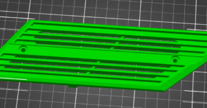 Skoga 105-125 mřížka sloupku/post grid