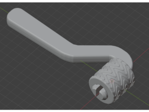 Small Textured Glue Roller by darkfrei
