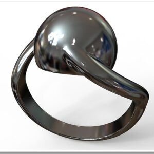 Sphere Twist Ring @ Pinshape