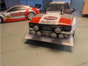 Splitter Tamiya Audi Quattro body on TL-01 chassis by bas-i