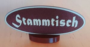 Stammtisch Schild