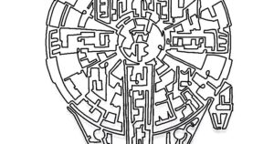 Star Wars Wall Art Millennium Falcon