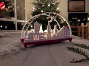 Tealight stand for city silhouettes by Flixi