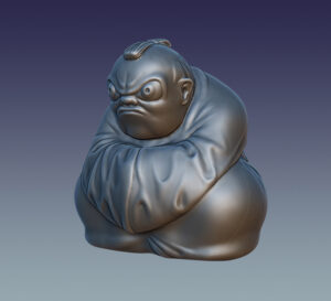 The Netsuke model @ Pinshape