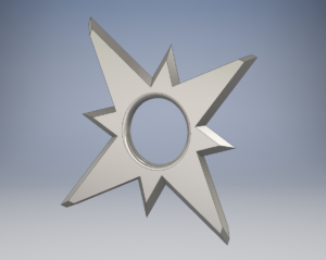 Throwing Star V.1 @ Pinshape