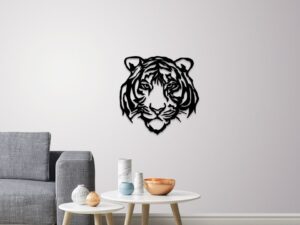Tiger face wall decoration @ Pinshape