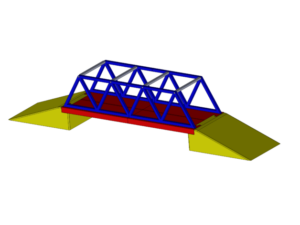 Truss Bridge. Toy Car Bridge by Chunnic97