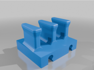 Tweezer Holder for Pegboard Tool Mount System by petezah