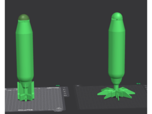 Type 2B Smoke Grenade Mortar Shell for CO2 Mortar and Potato Canon by catspaw13