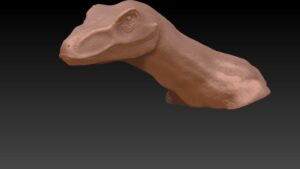 Velociraptor Head @ Pinshape