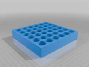 Vial Rack 23mm by gkoch