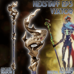 Viktor Cosplay Hex Staff Episode 3 Arcane League of Legends - 3D model by Krotek_inc on Thangs