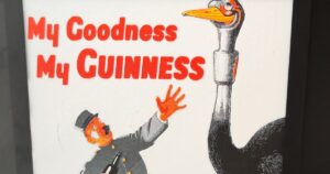 Vintage Guinness advertising poster 02 - Hueforge