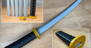 Wado Ichimonji Collapsing Sword by 3D Printing World | Download free STL model