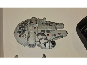 Wall Mount LEGO Star Wars Millennium Falcon (75375)  by Kuvaszwhisperer