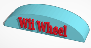 Wii Wheel holder.