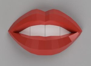 Woman Lips Wall Pop Art (multiparts] - 3D model by dgemily on Thangs