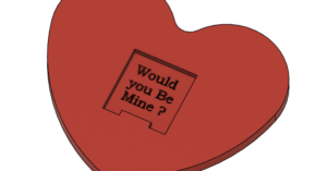 "Would you be mine?" Heart