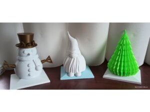 Xmas Fence Post Toppers by quinbotNS
