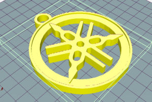 Yamaha keychain @ Pinshape
