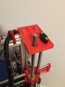 Z Axis rod/screw support @ Pinshape