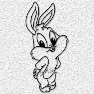 baby bugs bunny wall art looney toons fanart home decor - 3D model by KaozKitten on Thangs