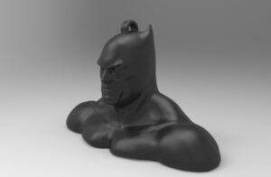 bat bust keyring/earring/necklace @ Pinshape