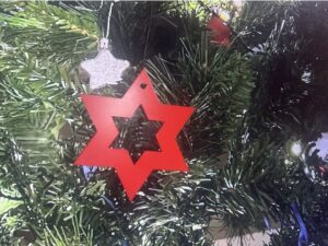 christmas tree decoration - star by schreinerman