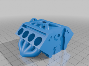 engine block ornament by BrainlessGuy