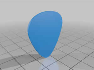 Plektrum for E-Guitar by Wiesolator