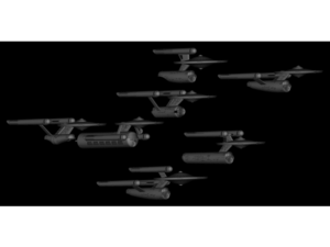 TOS era fanon carriers – Star Trek starship parts kit expansion by CaptainMojo