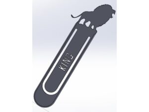 lion bookmark by 3rmine