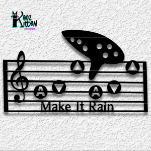make it rain ocarina of time wall art zelda decor - 3D model by KaozKitten on Thangs