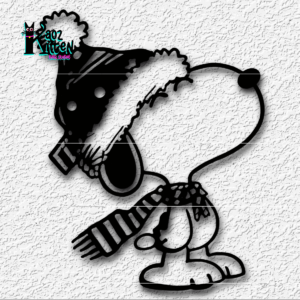 winter snoopy wall art peanuts wall decor - 3D model by KaozKitten on Thangs