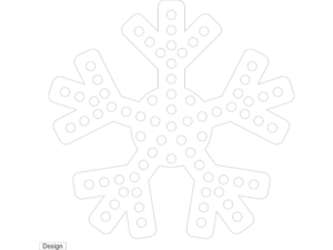 xlights Model Snowflake - 12mm Pixels by Evak07