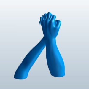 Free 3D Holding Hands V1 Model