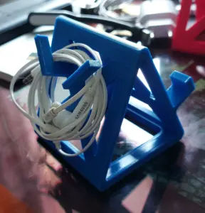 3D Printer Files | 3MF File | Phone stand with headphone hanger | Creality Cloud