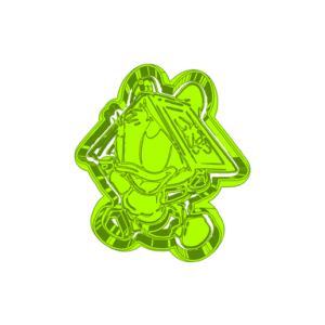 Download Free Stl Donald Duck  (5)   CUTTER AND STAMP, COOKIE CUTTER, FORM STAMP, COOKIE CUTTER, FORM