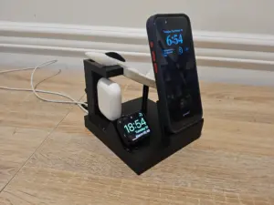 3D Printer Files | 3MF File | Fighter Jet Charging Dock - Phone, Watch, Earbuds | Creality Cloud