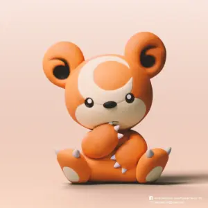 3D Printer Files | 3MF File | Teddiursa(Pokemon) | Creality Cloud