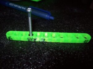 6 to 8 mm nut test for clearance.   .2mm steps. @ Pinshape