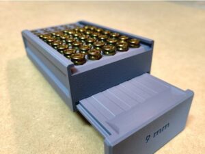 9mm Ammunition Storage Case by Overton_Prints