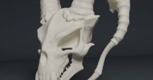 AI Skull Collection - Dragon Skull 7 by Maker81 | Download free STL model