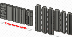 Adventurer Mags: Half-Dart Mags For Nerf by Nerfer One | Download free STL model