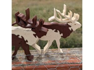  An Oh, Deer Puzzle - Elk. Animal Puzzle as a Home Decor and a Toy for Your Children. by DragoneyeJo