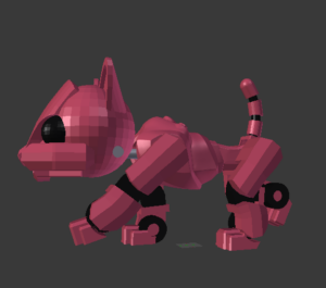 Articulated Robot Kitty @ Pinshape